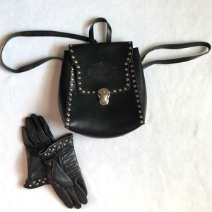 Harley Davidson Backpack and Glove Bundle